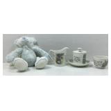 Box lot of four items, a Peter rabbit set,