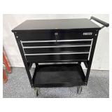 US General Rolling Metal Toolbox with Keys -