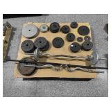 Barbells and assorted Free Weights
