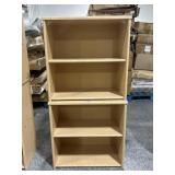 Pair Wood Organizer Shelves - 2ft wide