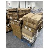 Pallet of New Vehicle Floor Mats in Boxes -