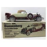 Beams 1935 Dusenberg convertible coupe decanter