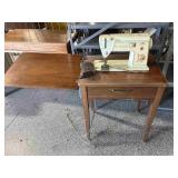 Vtg Singer Cabinet Sewing Machine model 417 with