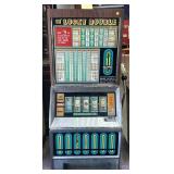 Vtg Sega Lucky Double 5 Reel 25cent Slot Machine.