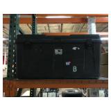 Black Plastic trunk, approx 32in long