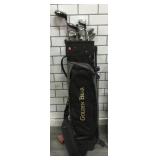 Golden Near golf bag w/clubs