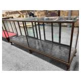 8ft Long Antique Showcase - no Shelves -