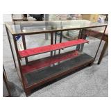 6ft Long Antique Weber Country Store Showcase