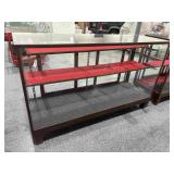 6ft Long Antique Country Store Showcase with