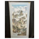 This is a traditional Chinese landscape painting