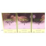 Three boxes of Dama de Oro spray perfume