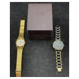 2 Quartz Watches Incl. Anne Klein & Helbros, Only