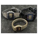 3 Digital Watches Incl. Casio Watches & More
