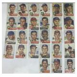1953 topps baseball singles lot