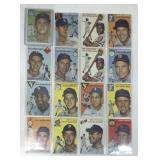 1954 topps baseball singles