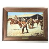 Frederic Remington Porcelain ï¿½Coming and Going Of
