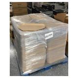 Pallet of Carlisle cafeteria tray, from high end