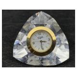 Elgin Glass Desk Clock, Approx 2x1ï¿½x2 In