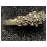 10K Gold Ring with Diamonds Sz 9 - 3.3g TW