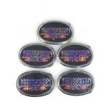 5 NOS 1977 Saturday Night Fever Holographic Belt