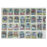1970 topps football singles