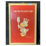 Sam The Olympic Eagle Shell Carving Picture 16x24