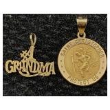 2.0g TW 14K Gold St. Christopher & Grandma