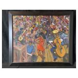 Signed Original Painting On Canvas 41x36