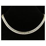 Sterling Silver Necklace, Tw 45.5g, Sz 18in Long
