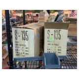 2- Boxes of plastic bins and rails