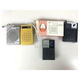 4 Vtg AM Transistor Pocket Radios