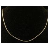 Sterling Silver Necklace, Tw 22.2g, Sz 24in Long