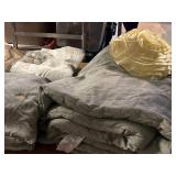 Matching pillow and comforter, shower curtain