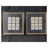12 Antique Austrian Tarock Cards. Trump 1-12