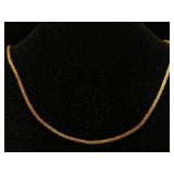 Sterling Silver Necklace, Tw 23g, Sz 26in Long