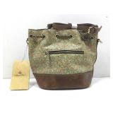 NWT Patricia Nash Fleuriste Drawstring Bucket Bag