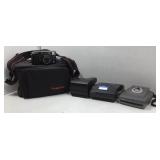 Minolta Auto Focus Tele 35mm Film Camera & 3