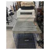 5 Dog crates, largest sz is 27x41x28in