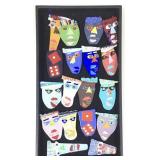 Signed Custom Made Fused Glass Las Vegas Themed
