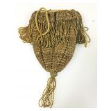 Antique/Vtg Beaded Drawstring Flapper Purse