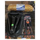 Portable shovel, Wellborn plier and 20m rope