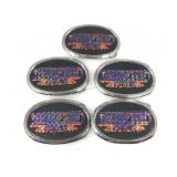 5 NOS 1977 Saturday Night Fever Holographic Belt