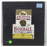 Album of baseball cards