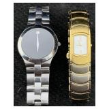 Movado Quartz Watch & Pulsar Quartz Watch, Not