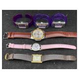 6 Quartz Watches Incl. Ted Lapidus, Geneva & More,