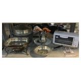 Toaster oven, and vintage kitchen appliances and