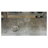 8 Vintage Anchor Hocking Waterford Waffle Plates,