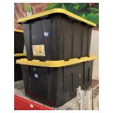 2 HDK 27 Gallon Touch Totes. Approx 28x20x15