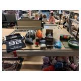 Bicycle Helmet, Seat, Chain Brush, Stress Balls,