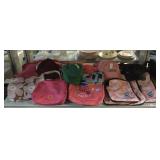 Variety of Hand Bags, Hygeine Bags, Hats, and